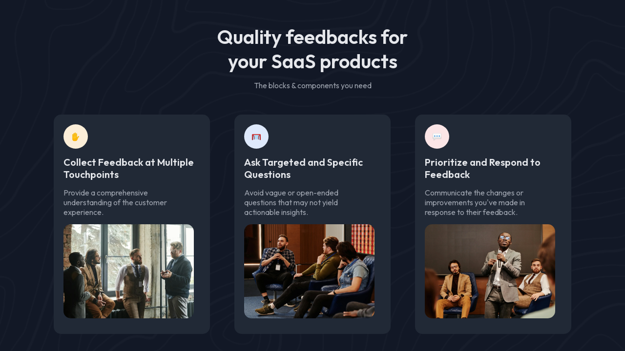 Simple Feature Section