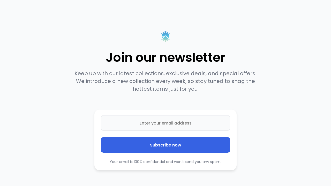 Join Our Newsletter